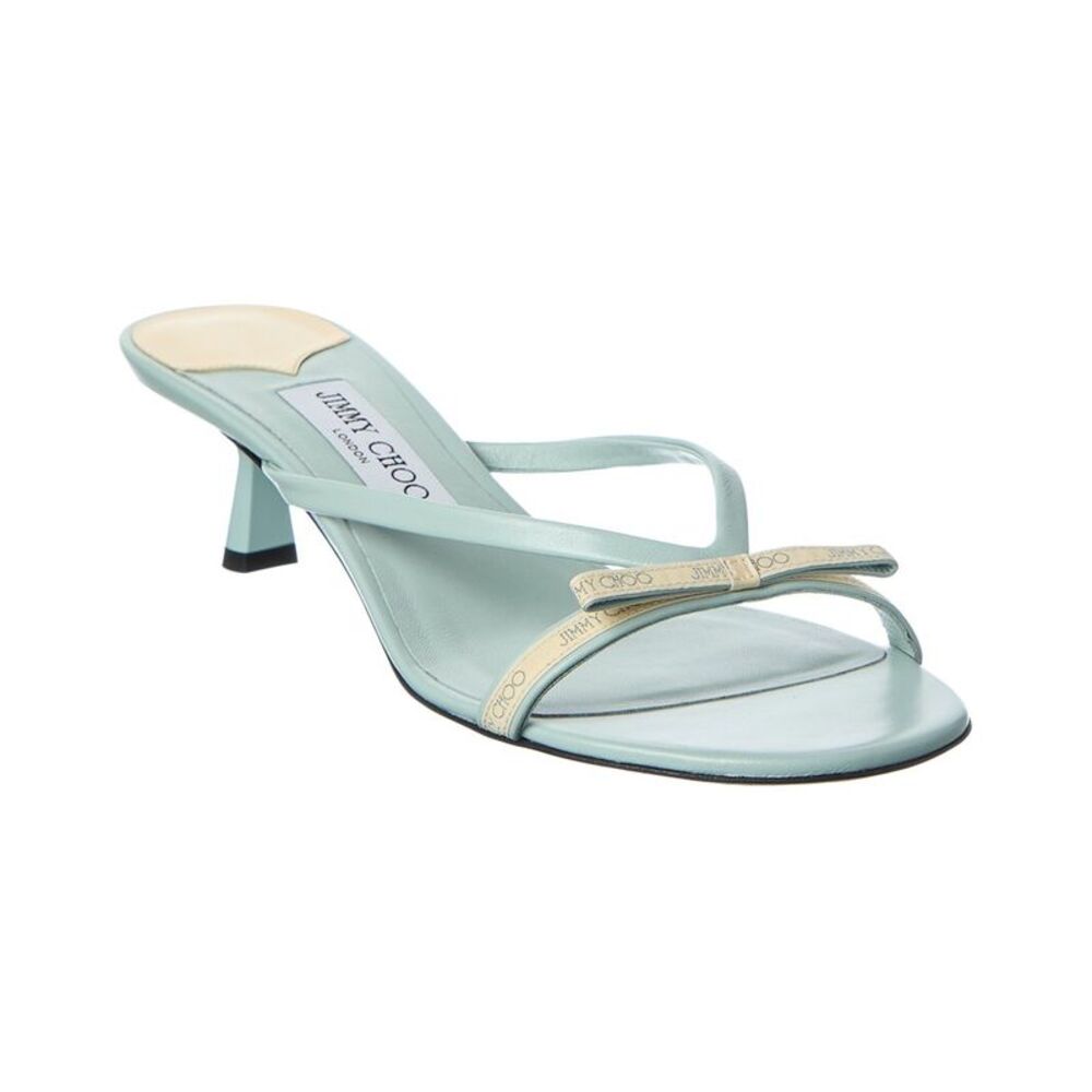 Jimmy Choo Ciela 45 Leather Mule, Green